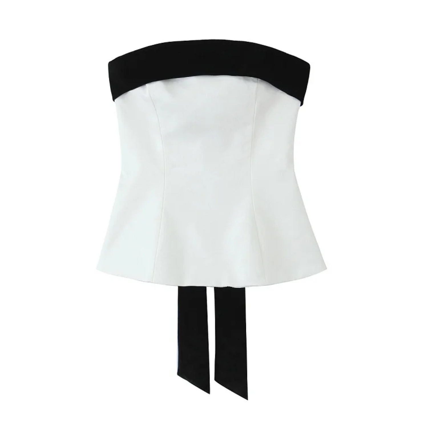 Zofia | Gorsetowy Top z Motylem Bez Ramiączek i Odkrytymi Plecami - XS - Woman tops