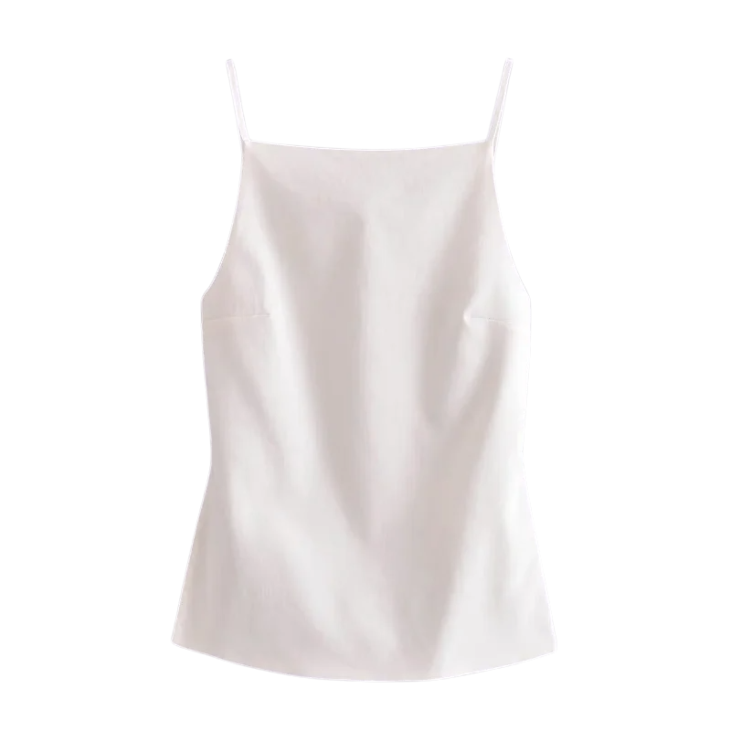 Lena | Tylko na Ramiączkach z Kwadratowym Dekoltem i Odkrytymi Plecami - XS - Woman tops